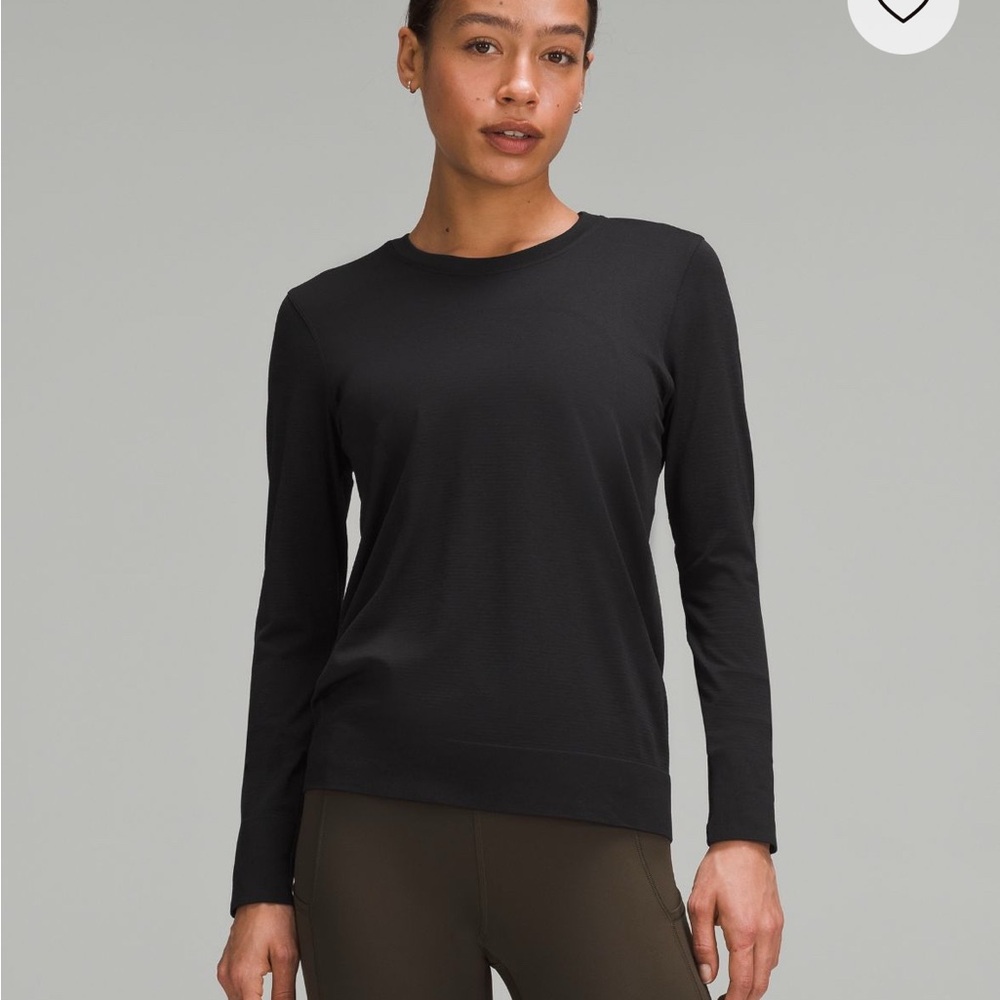 Lululemon Athletica black Swiftly Tech long sleeve top